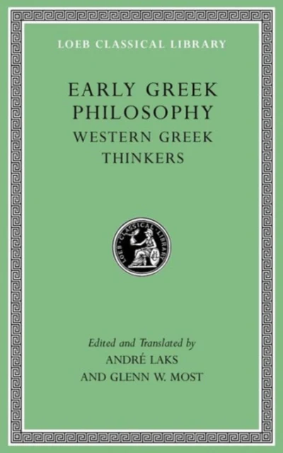 Early Greek Philosophy, Volume II