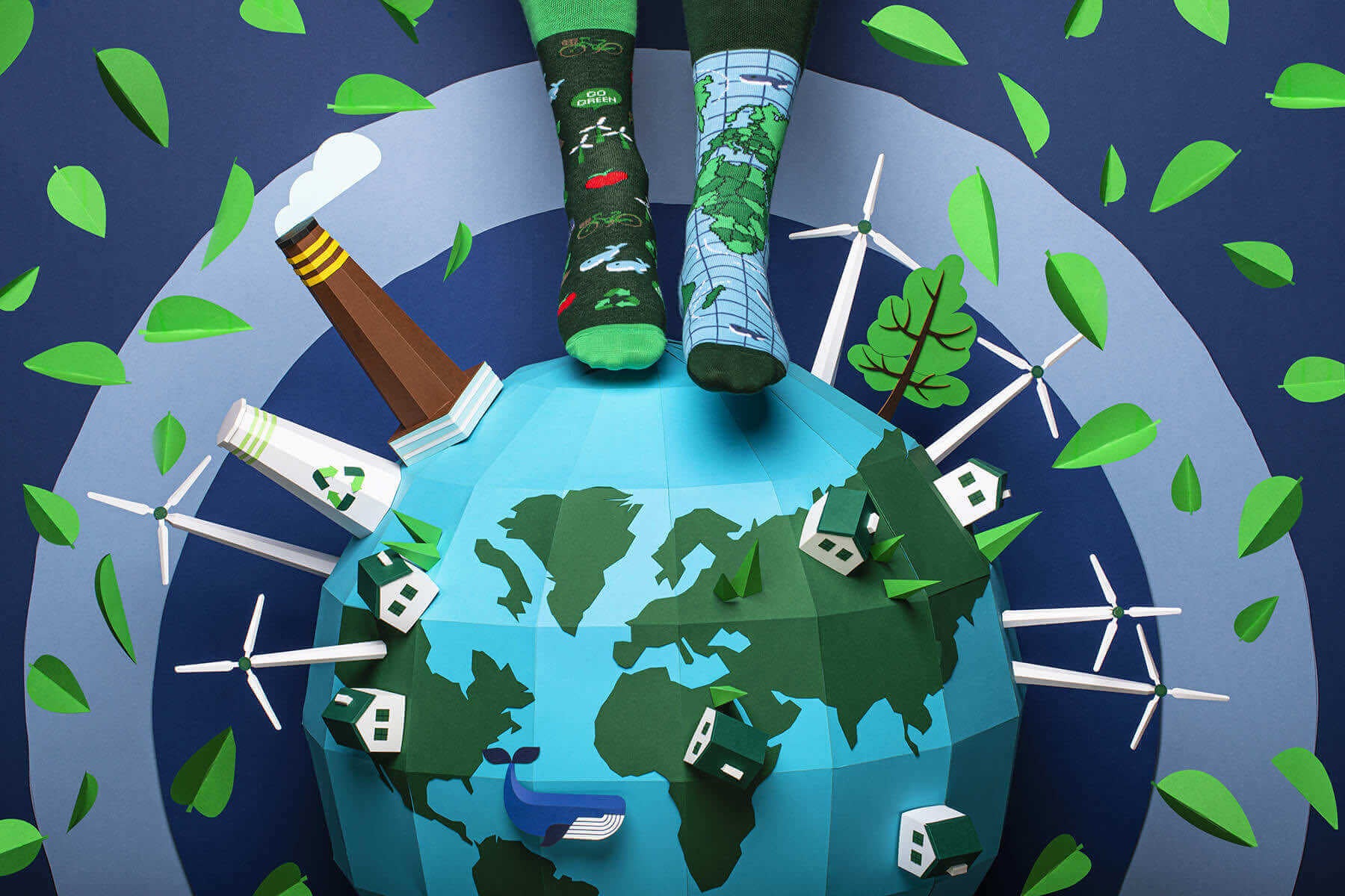 Nogavice Save the Planet, št. 35-38 - Image 3