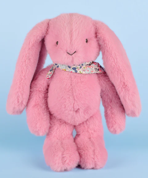 Plišasta igrača Zajec DouDou, 35 cm, roza - Image 3
